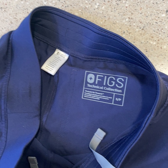 figs scrub pants-navy blue small - Picture 2 of 2